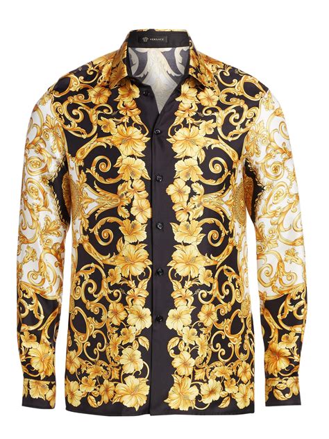 versace look a like shirt men|versace collection men shirt.